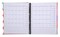Mintra Office Durable PREMIUM Spiral Notebook, ((Salmon, 5 Subject (8.5in x 11in)), Fabric Covered Coils, No Snags, College Ruled, Adjustable PocketDividers, Ruler, Organization, School